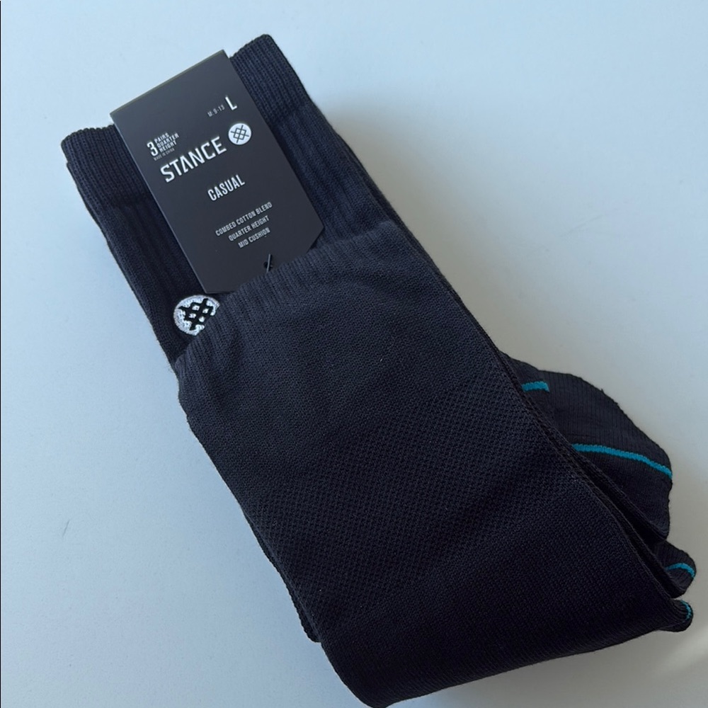 NWT Stance Set of 3 Black Quarter Height